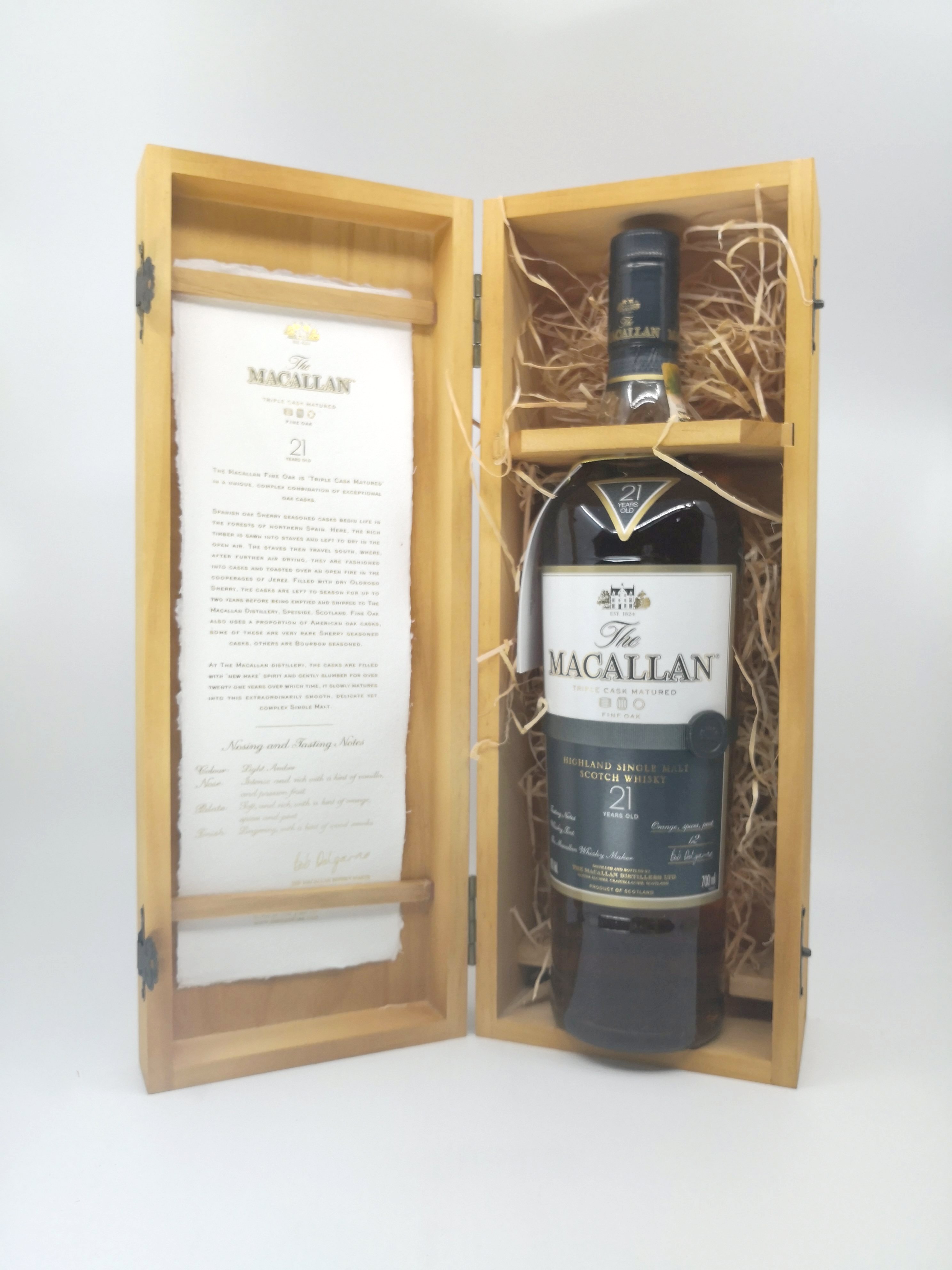 The Macallan 21 Years Fine Oak Malt 43% 700ML