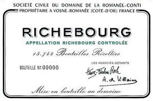 Domaine de la Romanee Conti (DRC) Richebourg Grand Cru 2001
