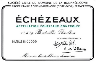 Domaine de la Romanee Conti (DRC) Echezeaux Grand Cru 2009