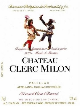 Chateau Clerc Milon 1986