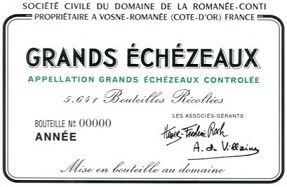 Domaine de la Romanee Conti (DRC) Grands Echezeaux Grand Cru 2012