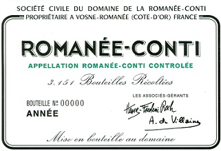Domaine de la Romanee Conti (DRC) Romanee Conti Grand Cru 2011