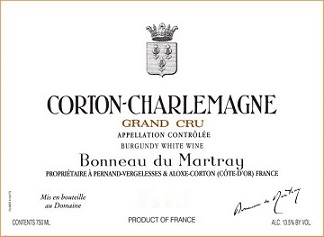 Bonneau du Martray Corton Charlemagne Grand Cru Blanc 2015