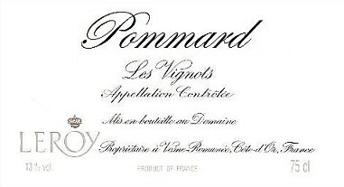 Leroy Pommard Vignots 2011