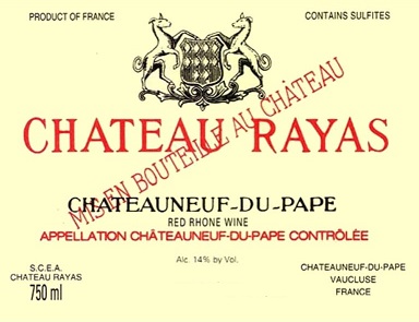 Chateau Rayas Chateauneuf du Pape 2007