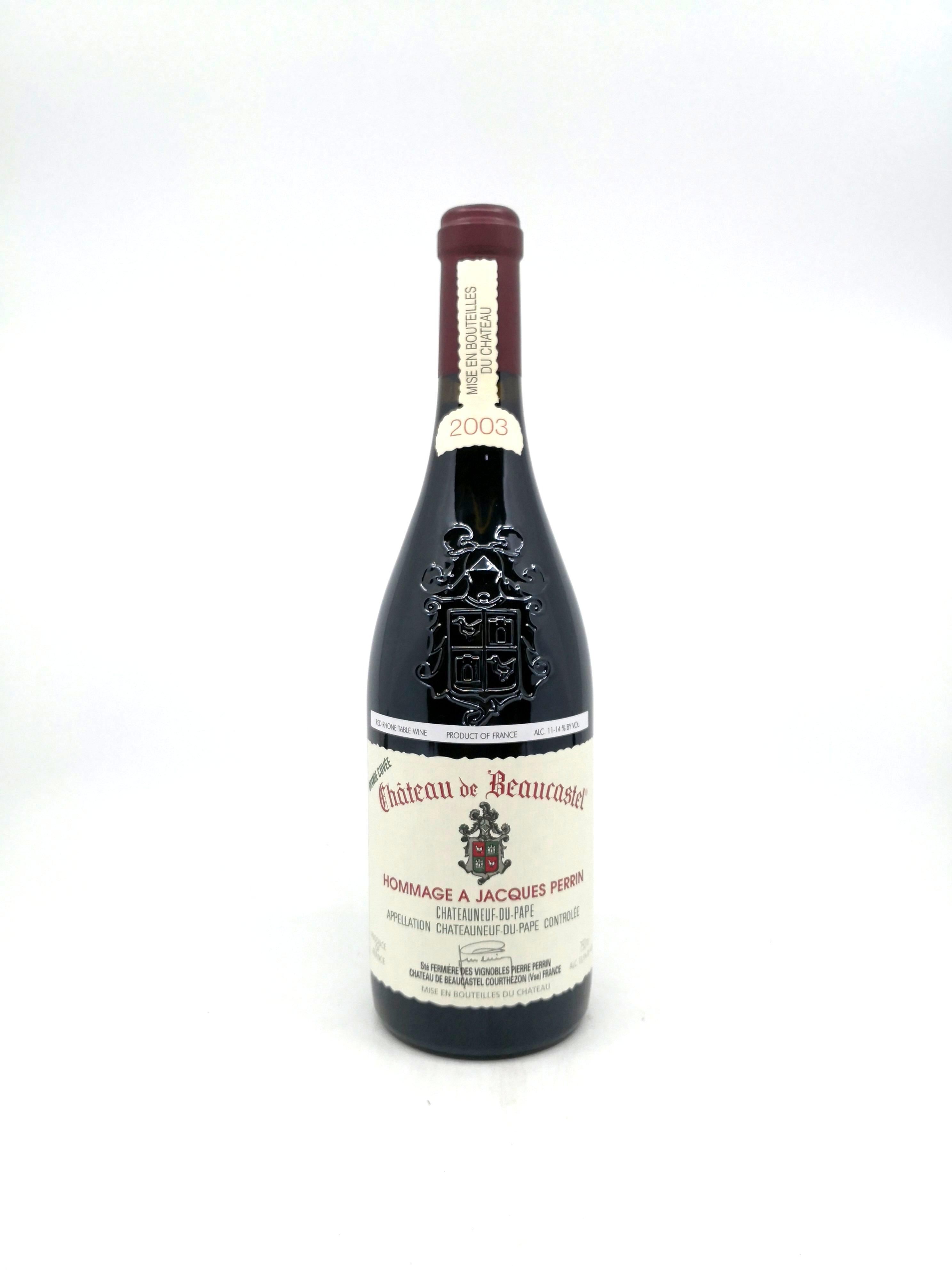 Beaucastel Chateauneuf du Pape Hommage A Jacques Perrin 2003